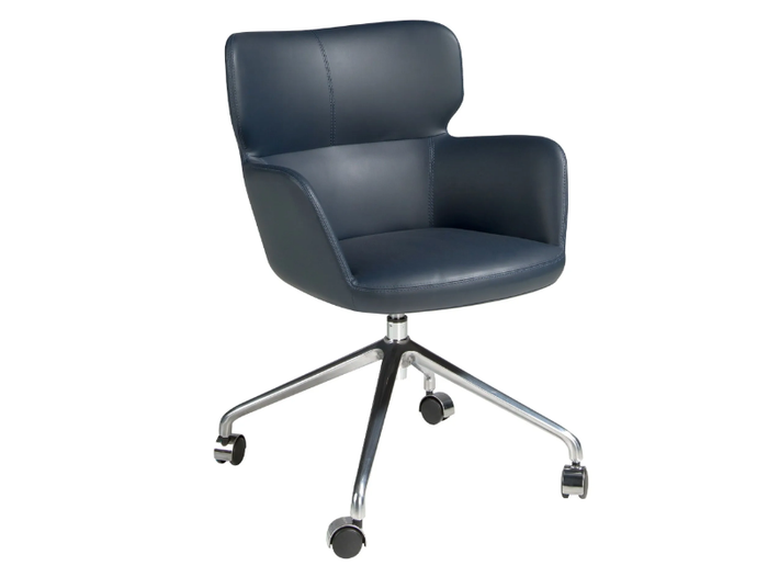 4110 - Swivel Imitation leather office chair with castors _ Angel Cerdá